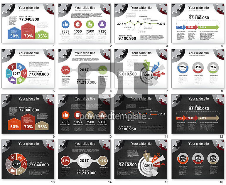 Infografische Stilpräsentation