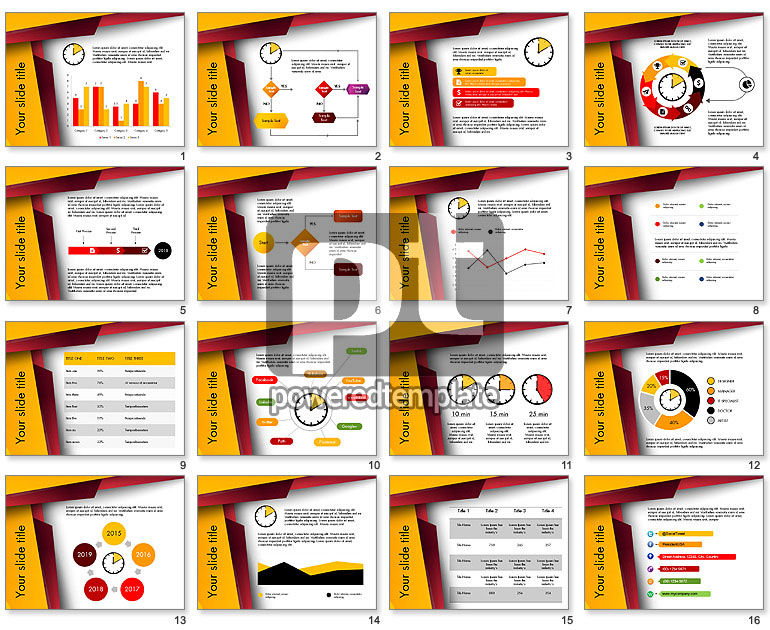 Time Management Strategy Presentation Concept