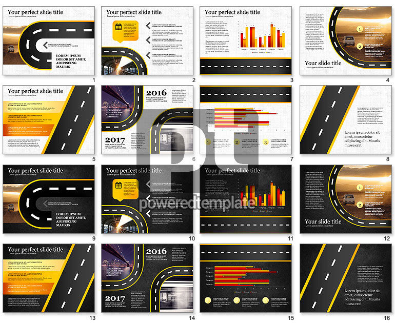 Concept de rapport routier