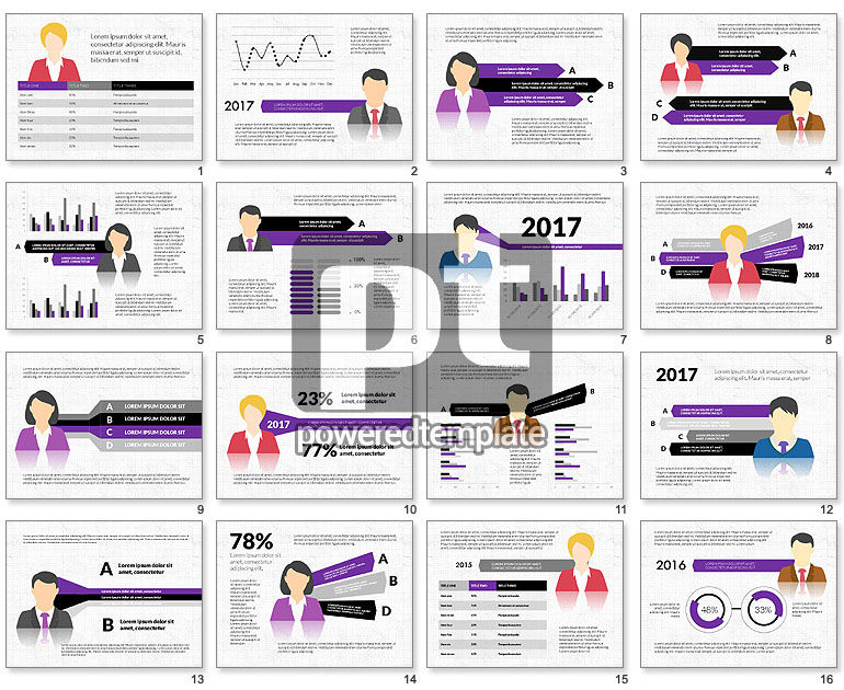 Staff Efficiency Infographics Report