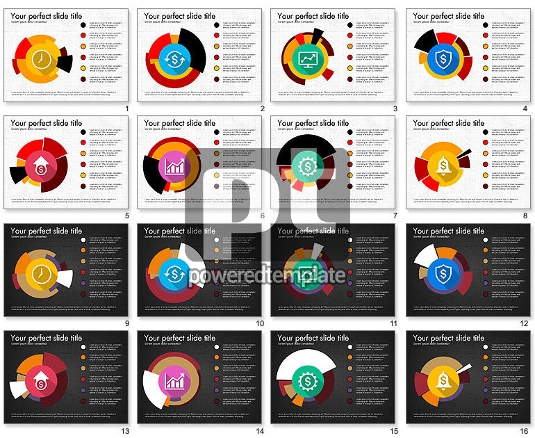 Gráfico de pizza em vários níveis