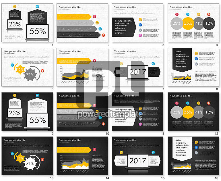 Infographics presentatie rapport