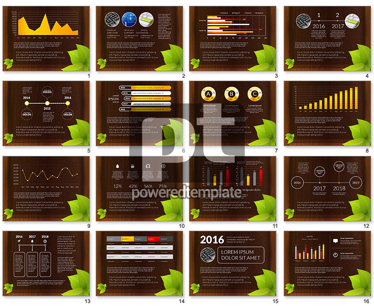 Wooden Data Driven Report Concept