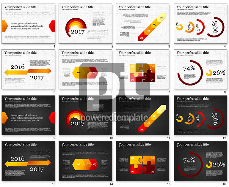 Simple Infographics Shapes