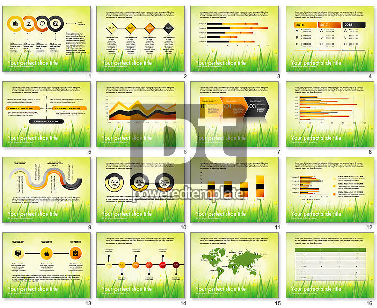 Groen gras rapport