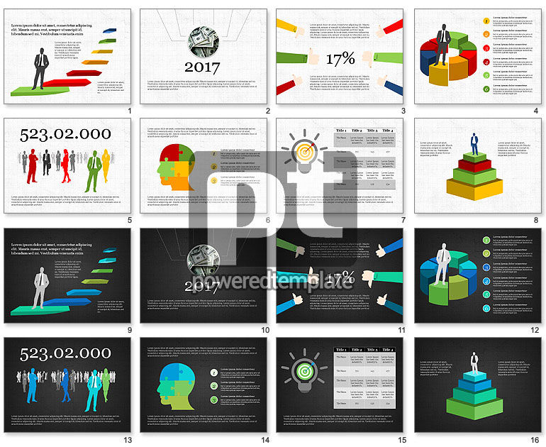 Leadership presentazione concept