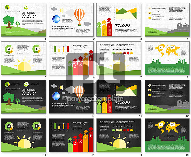 Sunny Day Infographic Template