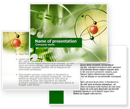 Basic Physics PowerPoint Template - PoweredTemplate.com | 3 Backgrounds ...