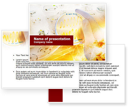 Petri Dish Test PowerPoint Template - PoweredTemplate.com | 3 ...