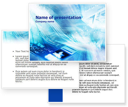 Plastic Card PowerPoint Template - PoweredTemplate.com | 3 Backgrounds ...