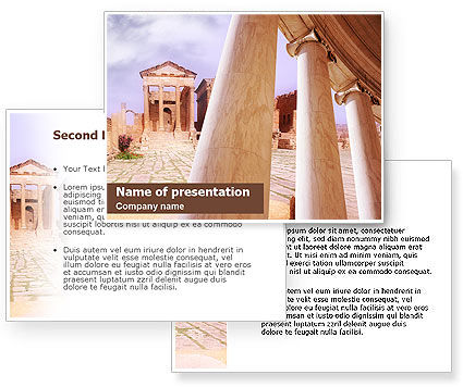 Ancient Greece PowerPoint Template - PoweredTemplate.com | 3 ...