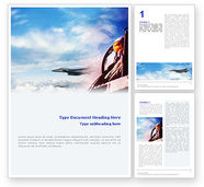 Fighter Aircraft Word Template