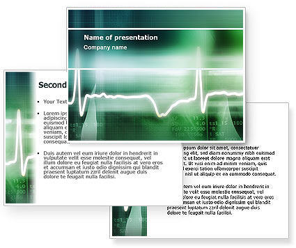 Cardio PowerPoint Template - PoweredTemplate.com | 3 Backgrounds, 3 ...