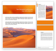 Red Desert Word Template