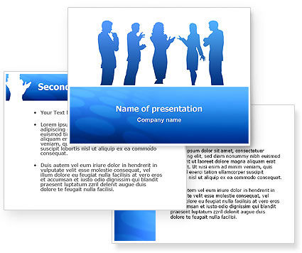 Conversation PowerPoint Template - PoweredTemplate.com | 3 Backgrounds ...