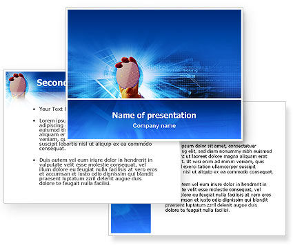 Semiconductor Matrix PowerPoint Template - PoweredTemplate.com | 3 ...