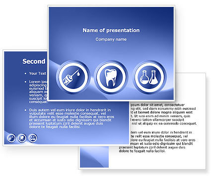 Dentist Clinic PowerPoint Template - PoweredTemplate.com | 03111 | 3 ...