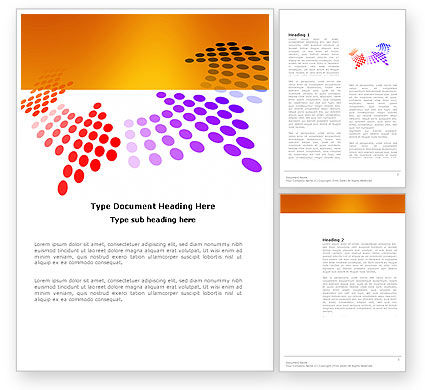 Cycle Process Word Templates Design, Download now | PoweredTemplate.com