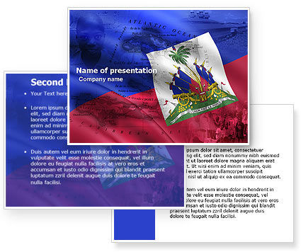 Haiti PowerPoint Template - PoweredTemplate.com | 04875 | 3 Backgrounds ...