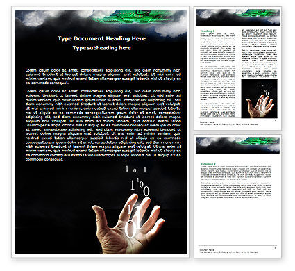 Coding Word Templates Design, Download now | PoweredTemplate.com