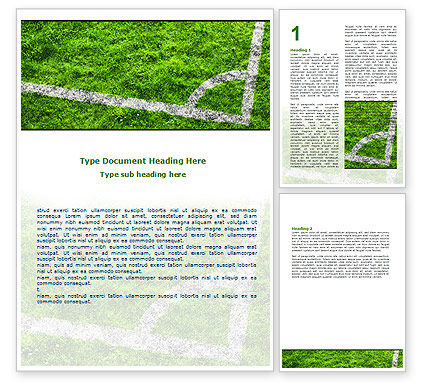 Soccer Background Word Templates Design, Download now | PoweredTemplate.com