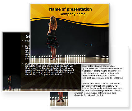 Talent Show PowerPoint Template - PoweredTemplate.com | 3 Backgrounds ...