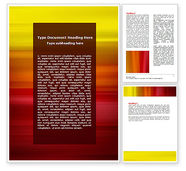 Red and Yellow Word Template