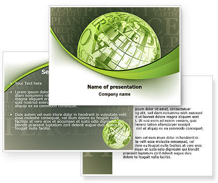 Eco Friendly PowerPoint Template - PoweredTemplate.com | 3 Backgrounds ...