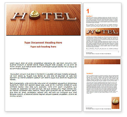 Hotel Presentation Word Templates Design Download Now Poweredtemplate Com