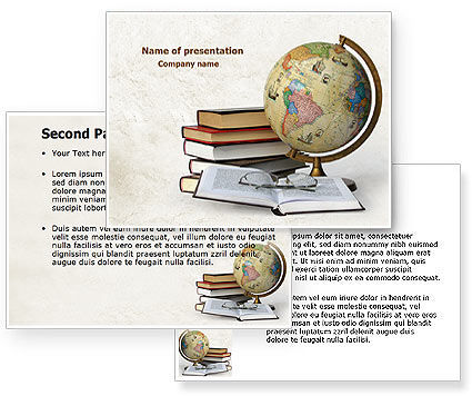 Study Geography PowerPoint Template - PoweredTemplate.com | 07874 | 3 ...