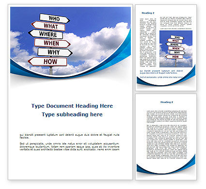 Encyclopedia Word Templates Design, Download now | PoweredTemplate.com
