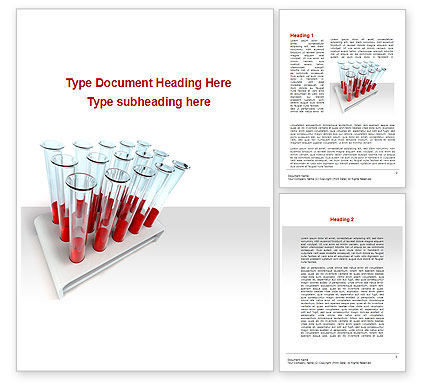 word test template