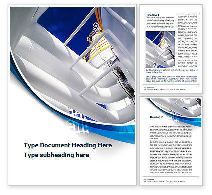 Compressor Word Templates Design, Download now | PoweredTemplate.com