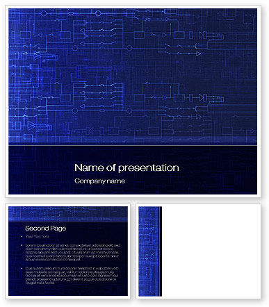 Circuitry Background PowerPoint Template - PoweredTemplate.com | 3 ...