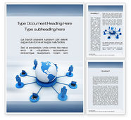 Global Network PowerPoint Template, Backgrounds | 10436 ...