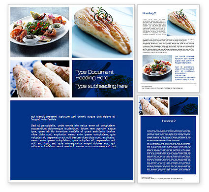 Plantilla recetas de cocina para Word - Descargar