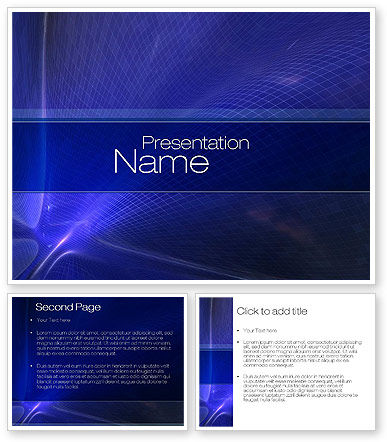 Distorted Surface PowerPoint Template - PoweredTemplate.com | 3 ...