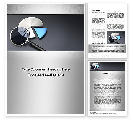 Data Analysis Word Templates Design, Download now | PoweredTemplate.com