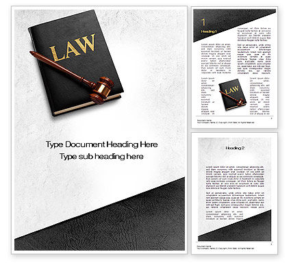 Law Book Word Templates Design Download Now Poweredtemplate Com