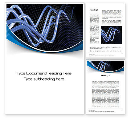 Graph Theory Word Templates Design, Download now | PoweredTemplate.com