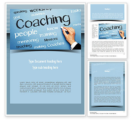 Self Development Word Templates Design, Download now | PoweredTemplate.com