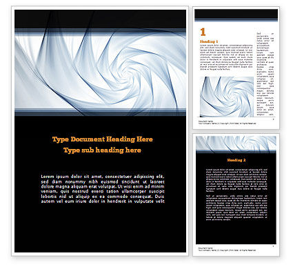 Abstract Infinity Word Template 10945 | PoweredTemplate.com