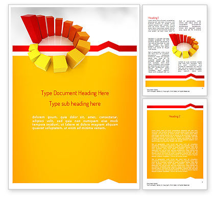Steps Word Templates Design, Download now | PoweredTemplate.com