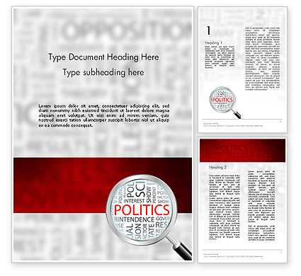 Politics PowerPoint Template, Backgrounds | 11664 | PoweredTemplate.com