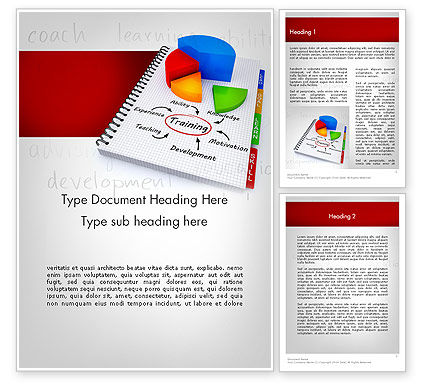 Plantilla de Word - plan de formación con gráfico circular | 11689 ...