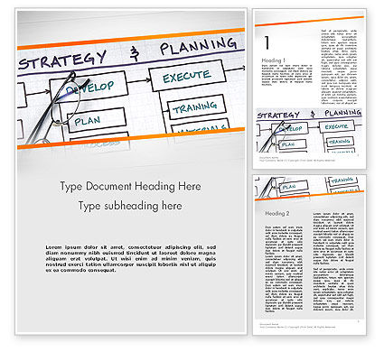 Modello Word Strategia E Pianificazione Diagramma Di