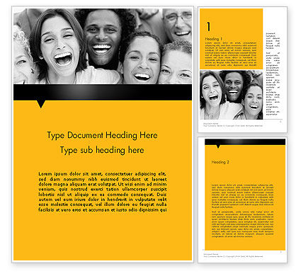Laughing Word Templates Design, Download now | PoweredTemplate.com