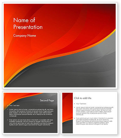 Red and Gray PowerPoint Template - PoweredTemplate.com | 12081 | 3 ...