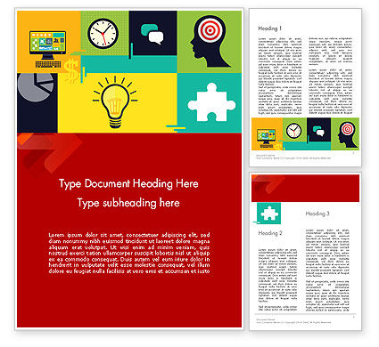 word document template infographic