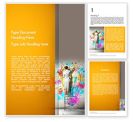 Creative Word Templates Design, Download now | PoweredTemplate.com